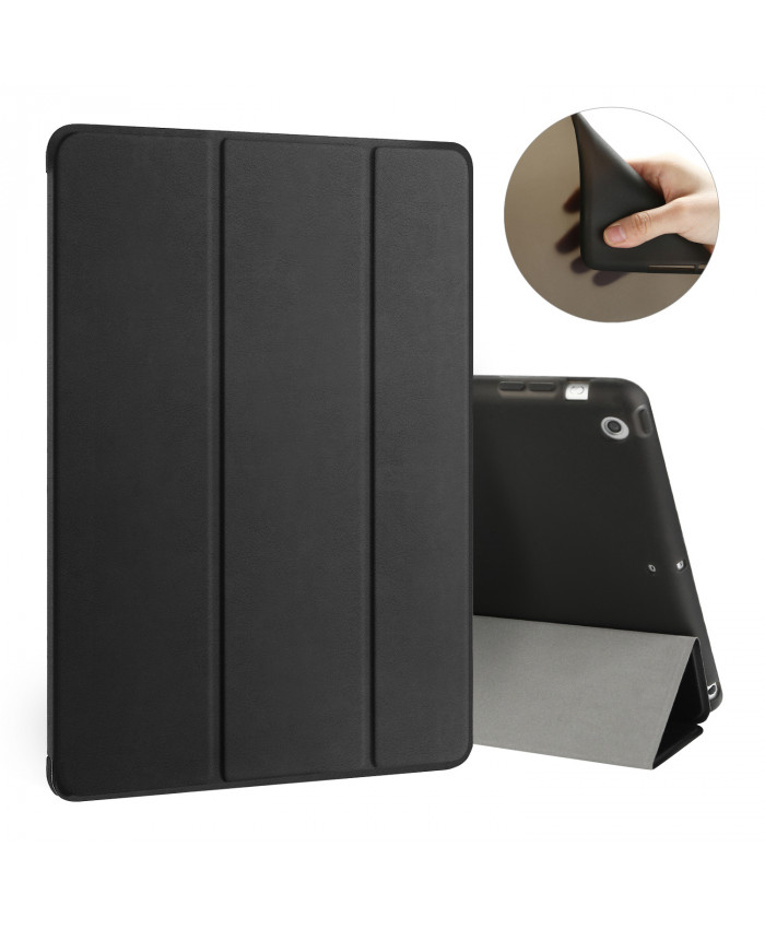 TOROTON Case for iPad Air, Smart Matte Case Cover Ultra Slim LightWeight Translucent Back Magnetic Cover with Auto Wake/Sleep Function for Apple iPad Air (Black)
